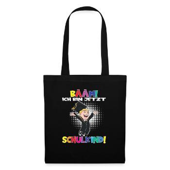 Bääm! Ich Bin Jetzt Schulkind Einschulung - Stoffbeutel - Schwarz - Vorne