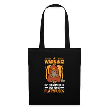 Platypus Gift Idea Platypus - Tote Bag - black - Front