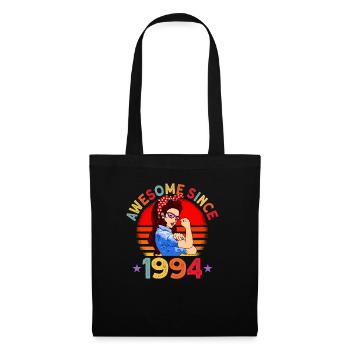 Génial depuis 1994 Femme 28ème anniversaire Cadeau - Sac en tissu - noir - Devant