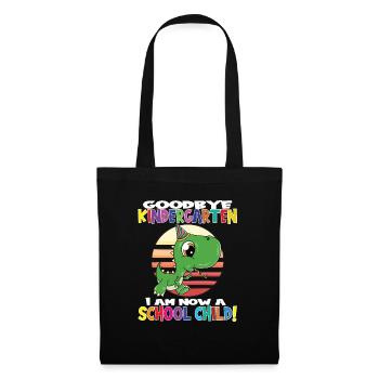 Au revoir la maternelle, je suis un écolier maintenant ! - Sac en tissu - noir - Devant