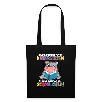 Au revoir la maternelle, je suis un écolier maintenant ! - Sac en tissu - noir - Devant