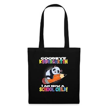 Au revoir la maternelle, je suis un écolier maintenant ! - Sac en tissu - noir - Devant
