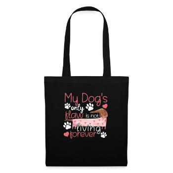 Dachshund's Only Flaw Of Dog Funny Graphics - Tote Bag - black - Front