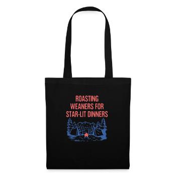 Star lit Dinners Camping Foodie Camper Food Lover - Tote Bag - black - Front