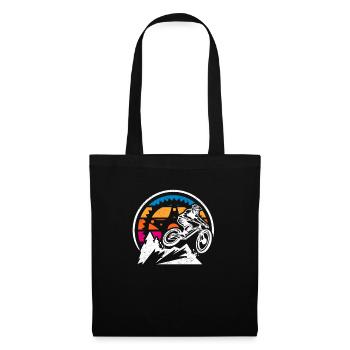 Mountain Bike Equipment Retro Vintage MTB Bike - Tote Bag - black - Front