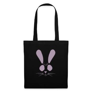rabbit easter - Tote Bag - black - Front