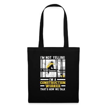 I'm A Construction Worker Concrete Whisperer Job - Tote Bag - black - Front