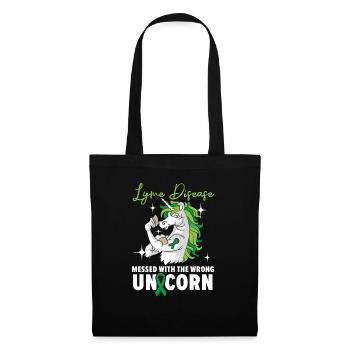 Lyme Disease Messed With The Wrong Unicorn - Tote Bag - black - Front