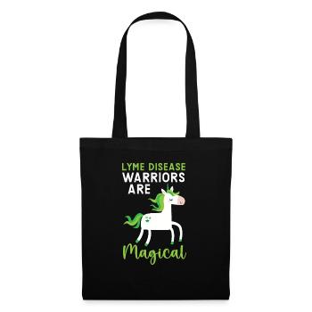 Lyme Disease Warriors Are Magical Unicorn Lover - Tote Bag - black - Front