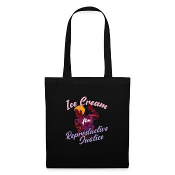 Reproductive Justice Pro Choice Abtreibung - Stoffbeutel - Schwarz - Vorne