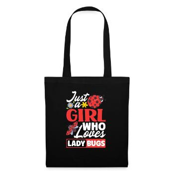 Ladybug Ladybirds Entomology Just A Girl Who - Tote Bag - black - Front