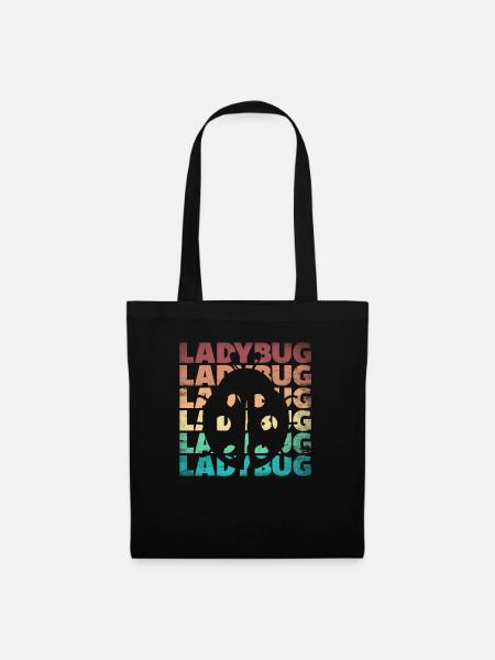 Ladybug Entomologist Entomology Ladybirds - Stoffbeutel - Schwarz