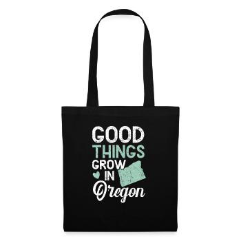 De bonnes choses poussent dans l’Oregon USA Amérique Oregoniens - Sac en tissu - noir - Devant