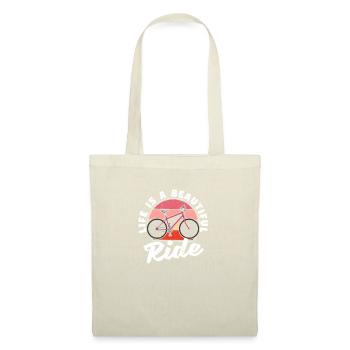 La vie est une belle balade amusante à vélo - Sac en tissu - nature - Devant