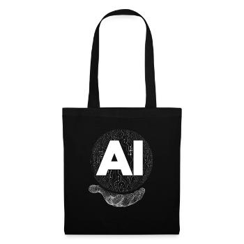 AI Roboter Hand Computer Hand - Tote Bag - black - Front