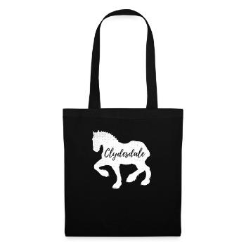 Clydesdale Shirt Clydesdale Rider - Tote Bag - black - Front