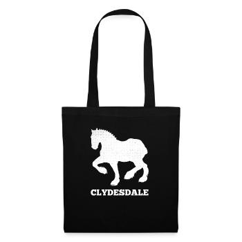 Clydesdale Shirt Clydesdale Rider - Tote Bag - black - Front