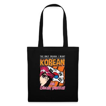 Korean Pop Design for a K-Pop Fashion Fan - Tote Bag - black - Front