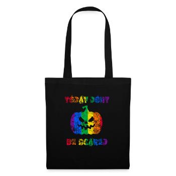 Today Don't be Scared Halloween Pride - Tote Bag - black - Front