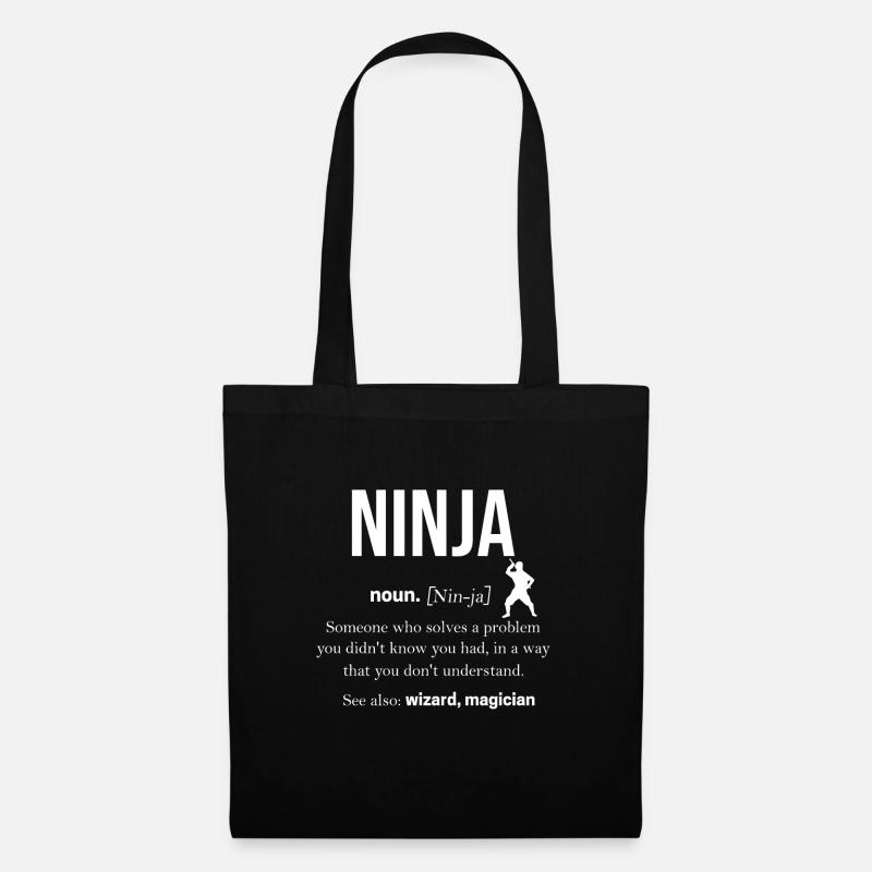 Ninja - Tote Bag - black