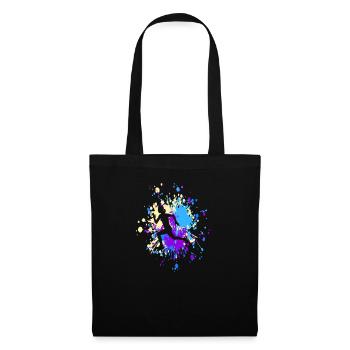 Athlétisme Run Color Splash - Sac en tissu - noir - Devant