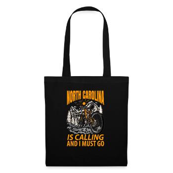 North Carolina adventure gift - Tote Bag - black - Front