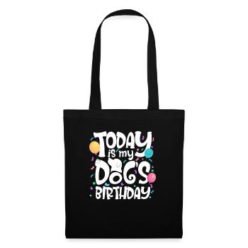 Today Is My Dog's Birthday - Tote Bag - black - Front