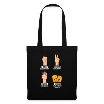 Rock Paper Scissors NothingBeats Chicken Nuggets N - Tote Bag - black - Front