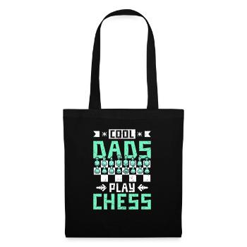cool dads play chess - Tote Bag - black - Front