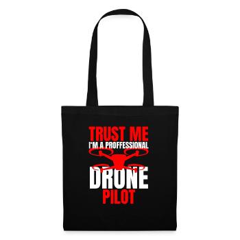 Drone Drone Pilot Drone Operator Quadcopter - Tote Bag - black - Front