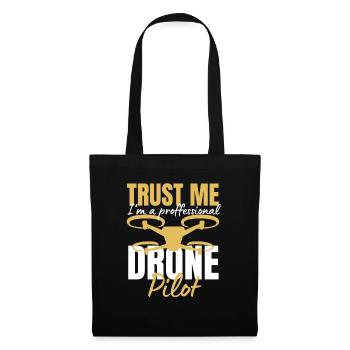 Drone Drone Pilot Drone Operator Quadcopter - Tote Bag - black - Front