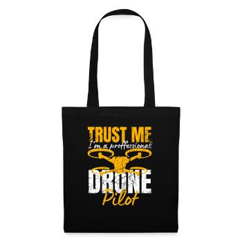 Drone Drone Pilot Drone Operator Quadcopter - Tote Bag - black - Front