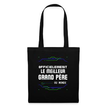 Le Meilleure Grand Père Cadeau de Noël pour Papy - Tote Bag - black - Front