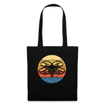 Drone Drone Pilot Drone Operator Quadcopter - Tote Bag - black - Front