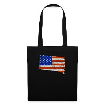 South Dakota Home Usa flag gift - Tote Bag - black - Front