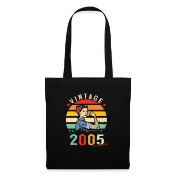 2005 Vintage Édition limitée Cadeau Femmes - Sac en tissu - noir - Devant