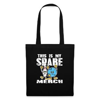 C’est mon merch de bowling de rechange Drôle Vintage - Sac en tissu - noir - Devant