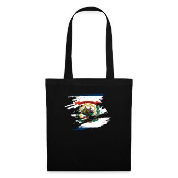 Geschenk Für Einwohner Von West Virginia - Stoffbeutel - Schwarz - Vorne
