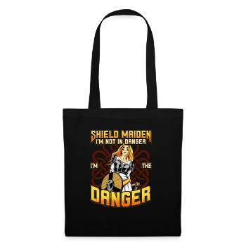 Norse Viking Mythology Design for Viking Warriors - Stoffbeutel - Schwarz - Vorne