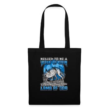 Norse Viking Mythology Design for Viking Warriors - Stoffbeutel - Schwarz - Vorne