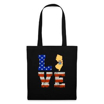 Cher cadeau new jersey - Sac en tissu - noir - Devant
