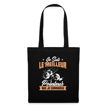 Je Suis Le Meilleur Pointeur Que Je Connaisse - Sac en tissu - noir - Devant