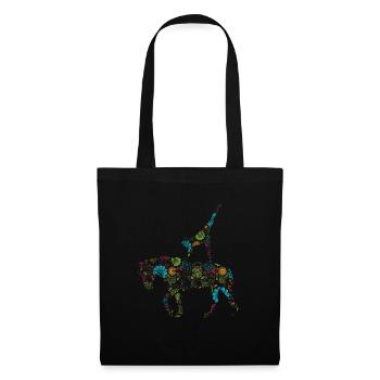 Voûte Volti Voûte Chevaux Chevaux Filles - Sac en tissu - noir - Devant