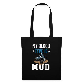 My Blood Type Is Mud Quad Bike ATV Offroading - Tote Bag - black - Front