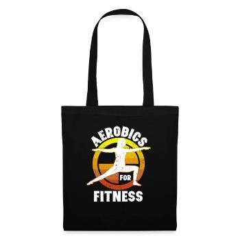 Aerobics For Fitness Vintage Distressed - Tote Bag - black - Front