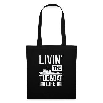 Tugboat Sailing Tugboat Life Watercraft Vessel - Tote Bag - black - Front