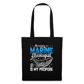Marine Science Design for an Ocean Student - Tote Bag - black - Front