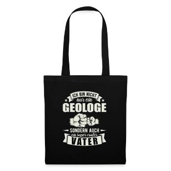 Geologe - Stoffbeutel - Schwarz - Vorne