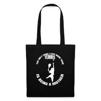 Tennis Mother Tennis Club Mama Tennis Player - Tote Bag - black - Front