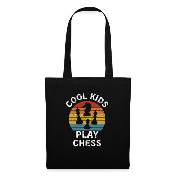 Cool Kids Play Chess - Tote Bag - black - Front